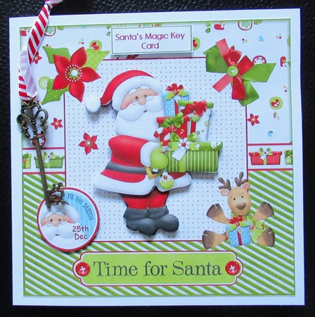 Time For Santa Card by Davina Rundle