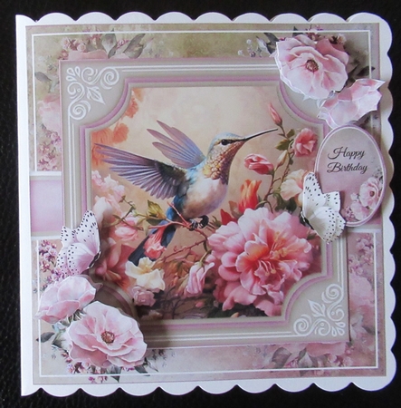 Beautiful Ethereal Hummingbirds Mini Page Kit  by Davina Rundle