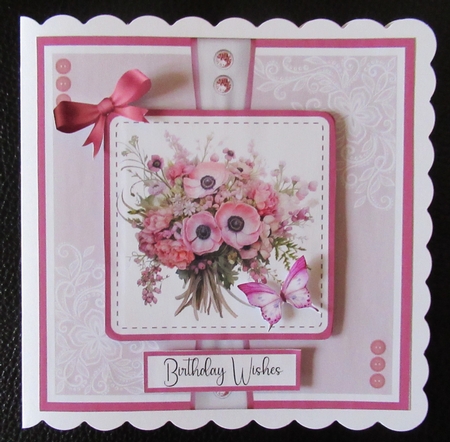 Pretty Pink Anemones by Davina Rundle
