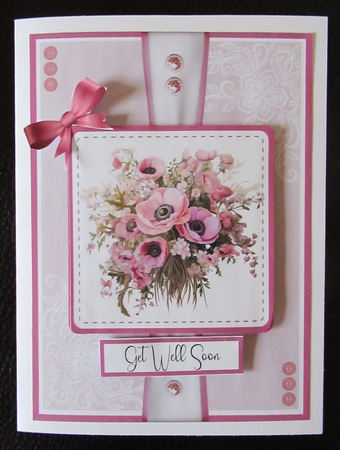 Pretty Pink Anemones by Davina Rundle