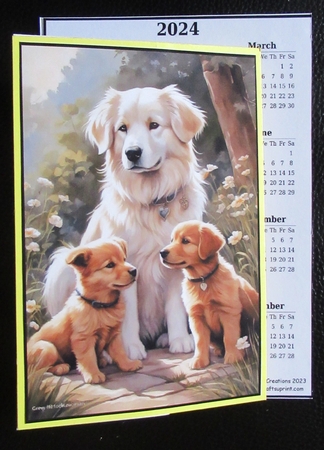2024 calendar Meet the kids by Davina Rundle