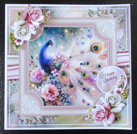 Beautiful Peacocks 02 Mini Page Kit by Davina Rundle