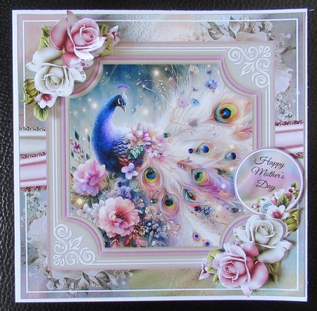Beautiful Peacocks 02 Mini Page Kit by Davina Rundle