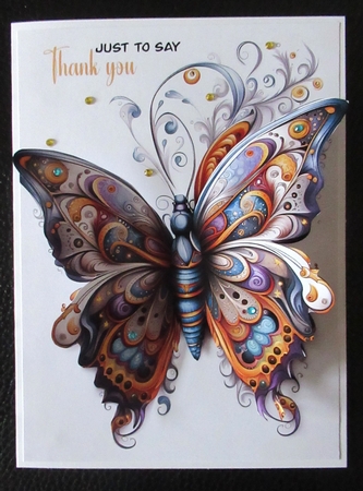 Just to Say Thank you A4 by Davina Rundle