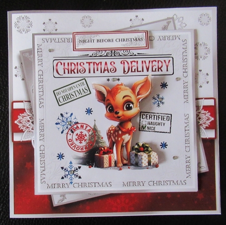 Naughty Or Nice Reindeer by Davina Rundle