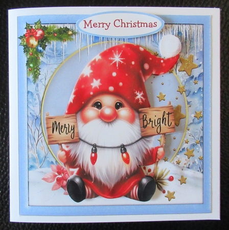 8x8 Mini Kit, Gorgeous Merry and Bright Gnomes by Davina Rundle