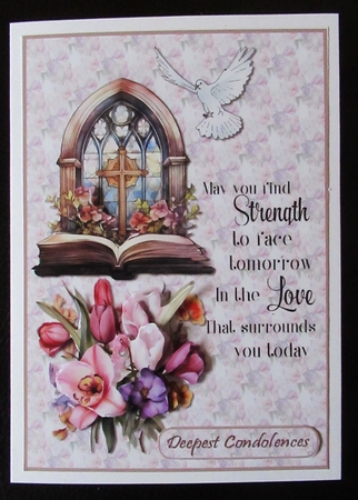 Prayers and flowers A5 by Davina Rundle