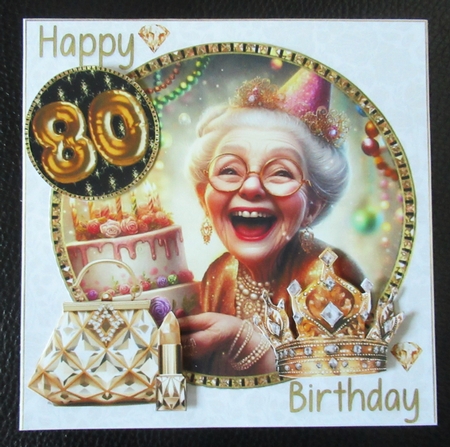7x7 Golden oldies ladies birthday any age choice of five mini kit by Davina Rundle