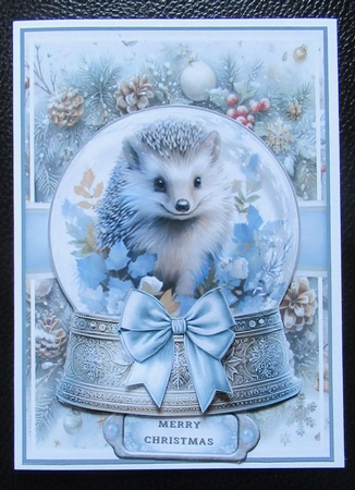 Winter Animals Snow Globe 03 Mini Page Kit by Davina Rundle