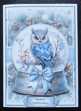 Winter Animals Snow Globe 03 Mini Page Kit by Davina Rundle