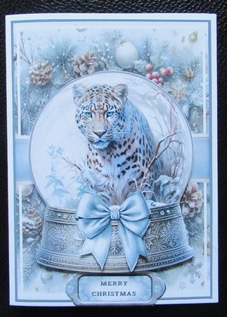 Winter Animals Snow Globe 03 Mini Page Kit by Davina Rundle