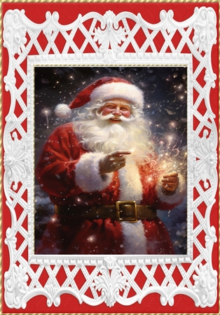 Vintage Santa by Davina Rundle