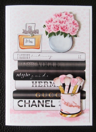 Fashionista Birthday A4 by Davina Rundle