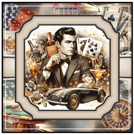 Casino Nights Mini Page Kit  by Davina Rundle
