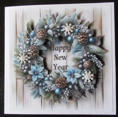 Blue Christmas Backgrounds by Davina Rundle