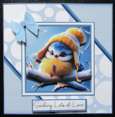 Baby Blue Tits by Davina Rundle