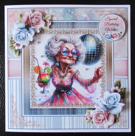 Disco Gran 02 Mini Page Kit  by Davina Rundle