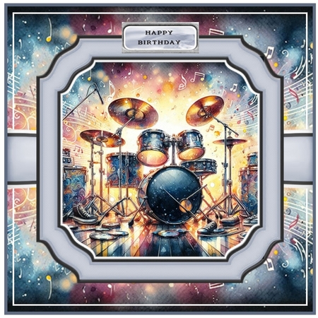 The Drums Mini Page Kit  by Davina Rundle