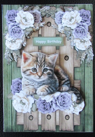 Garden Roses Trellis Mini kit by Davina Rundle