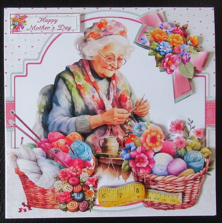 7x7 For the love of knitting choice of four mini kit by Davina Rundle