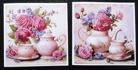 Victorian Tea Party Card Toppers by Davina Rundle