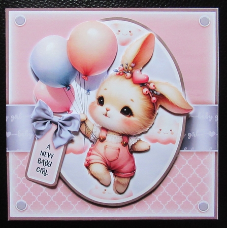 Baby Bunny Balloons Mini Kit by Davina Rundle