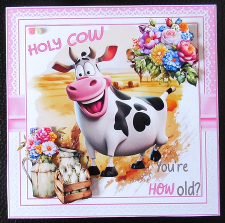 7x7 Holy cow female choice of four mini kit by Davina Rundle