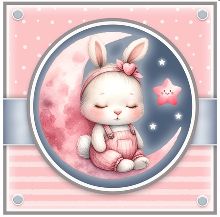 Baby Bunny Moon Mini Kit by Davina Rundle