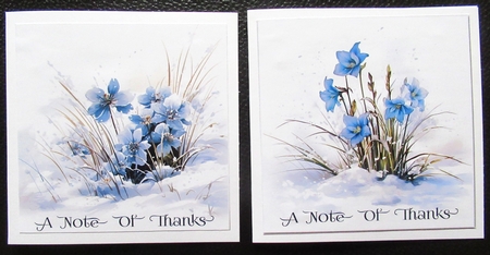 Winter Garden Card Toppers 2 by Davina Rundle