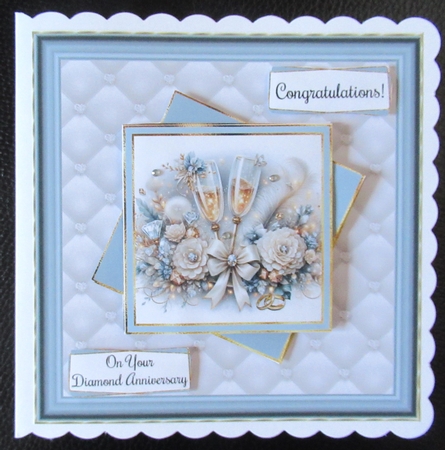 Diamond Anniversary Card Mini Kit by Davina Rundle