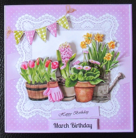 Birthday  Spring Flowers by Davina Rundle
