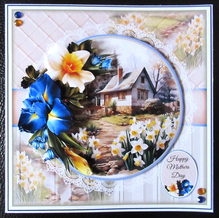 Spring Cottage 03 Mini Page Kit by Davina Rundle