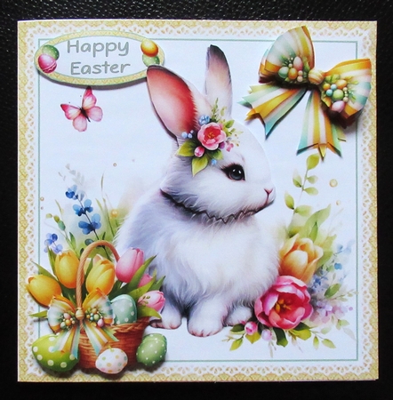 7x7 Easter bunnies choice of four mini kit by Davina Rundle