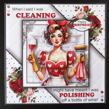 Polishing Off The Wine by Davina Rundle