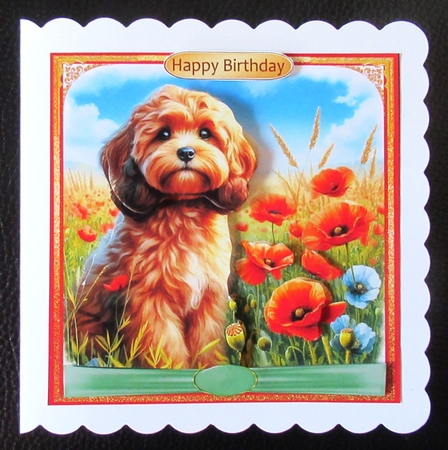 DOGS AND POPPIES 2 by Davina Rundle