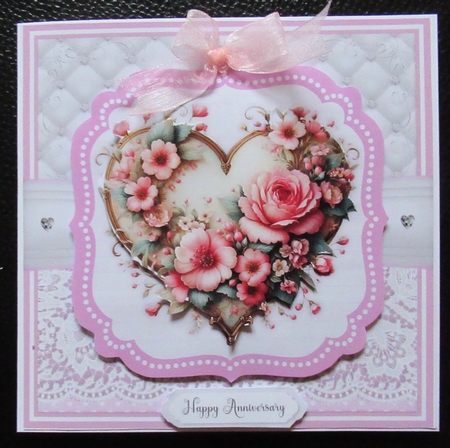 SHABBY CHIC HEARTS - valentines, anniversary, birthday, mothers day by Davina Rundle