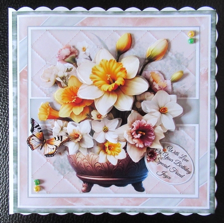 Spring Daffodils Mini Page Kit by Davina Rundle