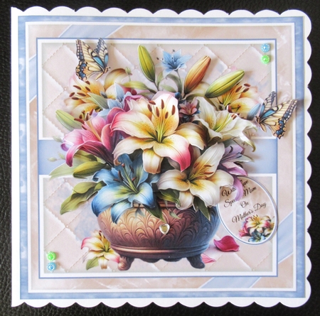 Spring Lilies Mini Page Kit by Davina Rundle