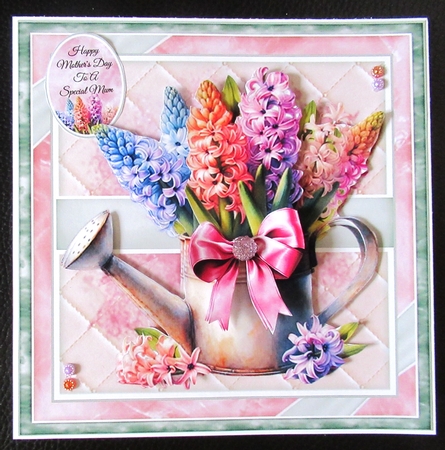 Spring Hyacinths Mini Page Kit by Davina Rundle