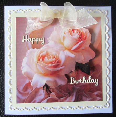Smell the Roses in Peach Mix 1 by Davina Rundle