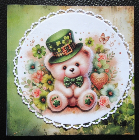 St Patricks Day Teddy 2 by Davina Rundle