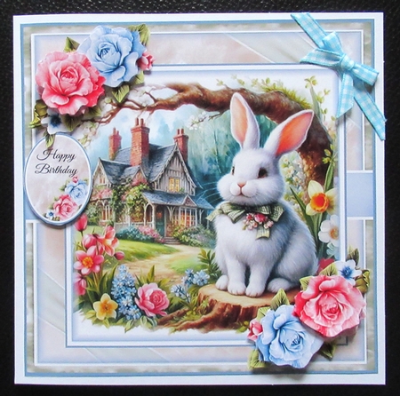 The Garden Rabbit 02 Mini Page Kit by Davina Rundle