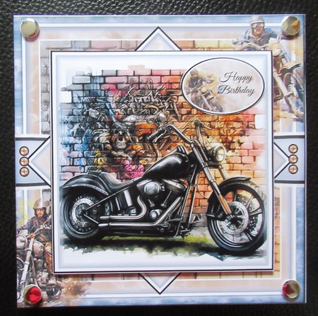The Motorbike Mini Page Kit by Davina Rundle