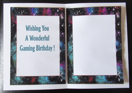 2 gamer inserts by Davina Rundle