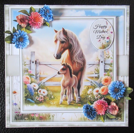 Spring Ponies Mini Page Kit by Davina Rundle