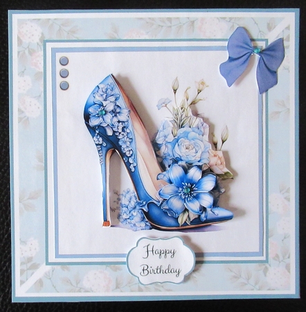 Elegant Heels Blue by Davina Rundle