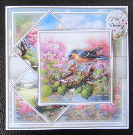 Spring Birds Mini Page Kit by Davina Rundle