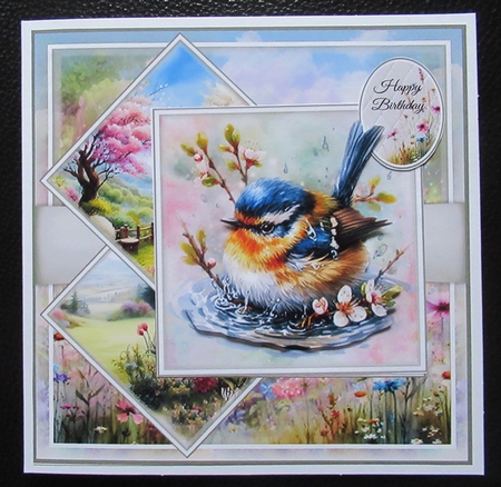 Spring Birds 03 Mini Page Kit by Davina Rundle