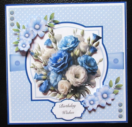Bouquets in Blue by Davina Rundle