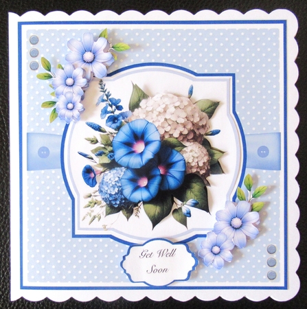 Bouquets in Blue by Davina Rundle